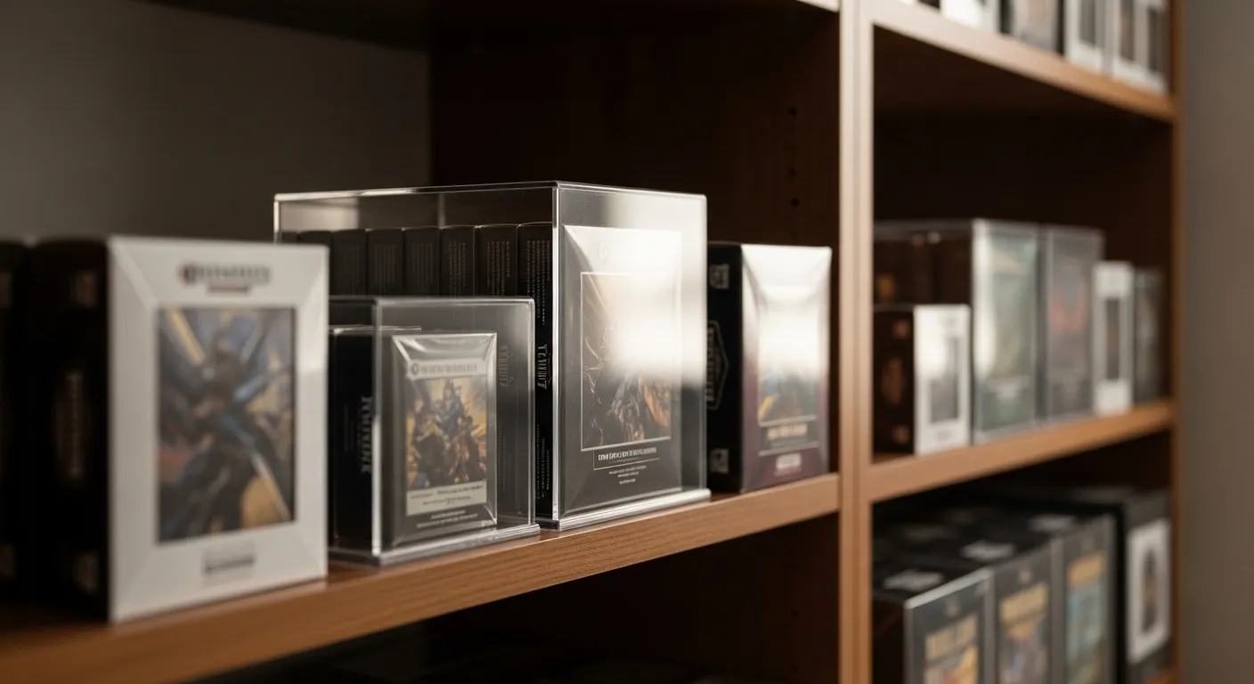 How to store sealed trading card products
