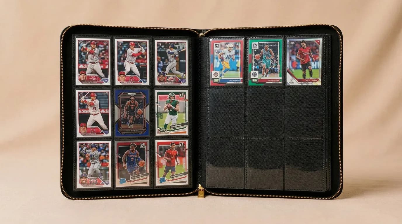 Nine-pocket binder page layout ideas for collectors