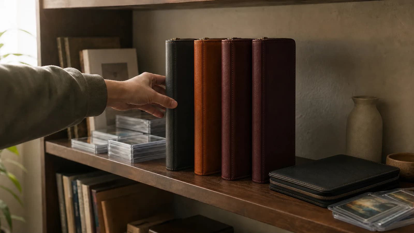 How to organize a trading card collection across multiple binders