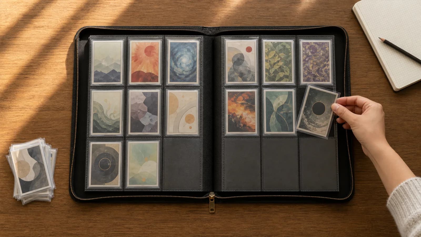How to plan a master set in a 360-pocket binder